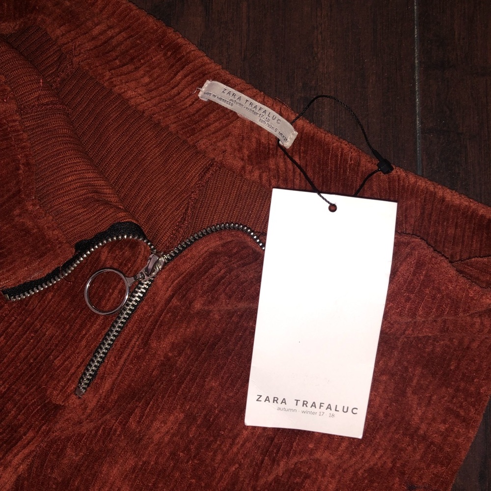 Zara Cropped Bell Bottoms